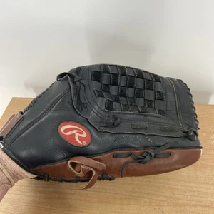 Rawlings Renegade RS1400 Baseball Handschuh Mitt 14 Zoll RHT Leder schwarz braun - Bild 1 von 5