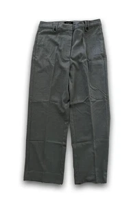 NUEVO Pantalones rectos de franela Banana Republic para mujer TALLA 8 pantalones grises - Imagen 1 de 10