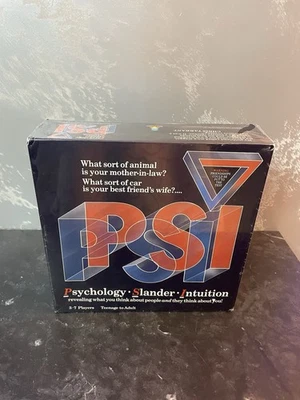 PSI Vintage Board Game - Psychology Slander Intuition 1987 Paradigm New & Sealed - Image 1 of 3