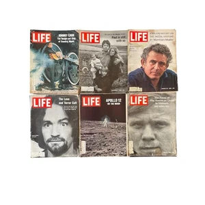 LIFE MAGAZINE 1969 - 1970 LOT OF 32 ISSUES Vintage News Charles Manson Apollo - Picture 1 of 6