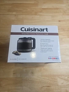 Cuisinart DCC-1220BKSRC 12-Cup Black Stainless Replacement Carafe Coffee Pot - Picture 1 of 4
