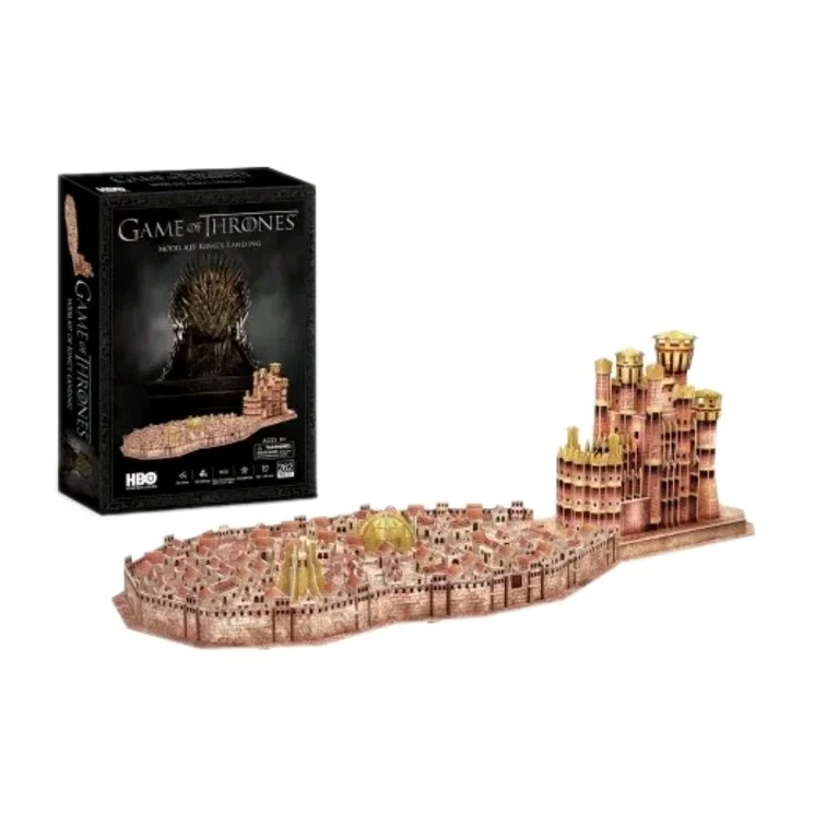 Nuevo Juego de Tronos 3D Desembarco de Reyes Puzzle 260 Piezas 4D Paisaje Urbano Lannister Barath Foto 1 de 4