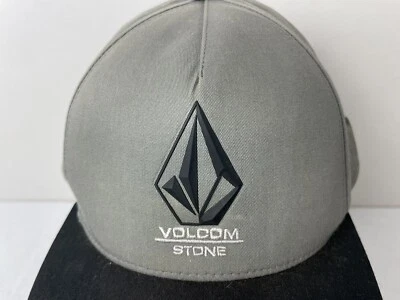 Volcom Stone Hat - Grey / Blue Snapback Adjustable Hat - Image 1 of 4