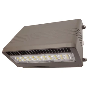 LED Cutoff Wall Pack Light, Outdoor Commercial Area, 120-277V, 9920LM, 3CCT - Picture 1 of 1