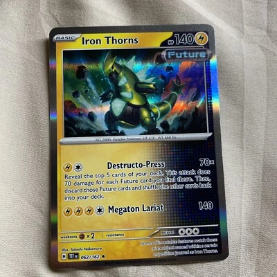 Iron Thorns 062/162 Sv05: Temporal Forces Reverse Holo - Image 1 of 2