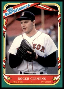 Pegatinas Fleer Star 1987 #24 Roger Clemens - Imagen 1 de 2