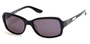 NWT Harley Davidson Sunglasses HD 0300X 01A Shiny Black / Smoke 56mm HD0300X NIB - Picture 1 of 1