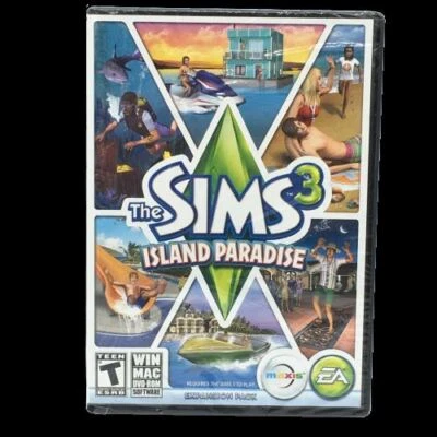 The Sims 3 Island Paradise Expansion Pack PC or Mac Rated Teen Sealed Brand New - Image 1 of 4