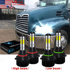 For MACK Vision CX CXN Truck 1998-2015 LED 9005+9006 Headlight High / Low Beam