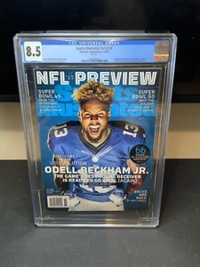 CGC 8.5 NEWSSTAND EDITION Sports Illustrated-Odell Beckham Jr-September 7 2015 - Picture 1 of 1