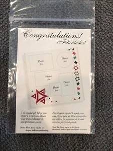 Creative Memories Congratulations Pink Triangle Design Sticker Pack - Picture 1 of 2