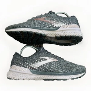 Brooks Adrenaline 21 Gray Running Shoes Sneakers - Women’s Size 9 - Picture 1 of 8