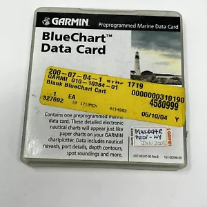 Garmin BlueChart New York MUS004R Data Card Marine Chart - Picture 1 of 3