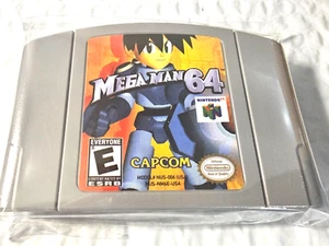 New Nintendo 64 Mega Man 64 N64 Nintendo Capcom 2001 Megaman Game Cartridge - Picture 1 of 9
