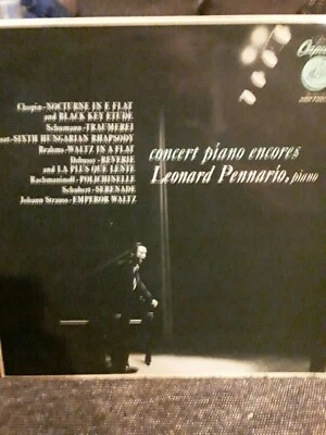 Leonard Pennario-Concert Piano Encores-Capitol 8338-MONO GREAT - Image 1 of 2