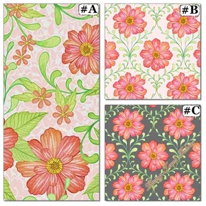 QUILTING TREASURES "CHARLESTON" PINK ZINNIAS FLORAL FABRICS (SELECT) - Picture 1 of 4