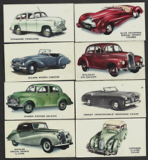 16/40 1949 Kellogg's Corn Flakes Classic Autos Lot Of 16 Cards