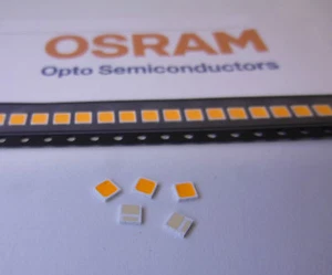 500 Stück / 500 pieces OSRAM DURIS S5 LED 2700K CRI 82 ~1.0W 3030  GW PSLR31.EM - Bild 1 von 11