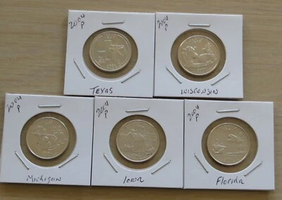 5 2004p State Quarters (L614P1-5) Uncirculated State Quarters - Image 1 of 4