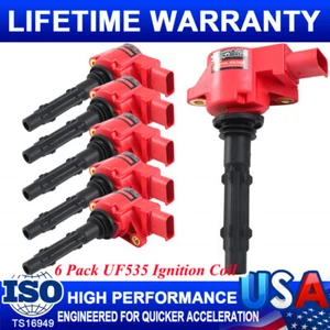 6x Ignition Bobinas UF535 Pack For Mercedes Benz W203 C280 C300 C350 E350 E550 - Picture 1 of 13
