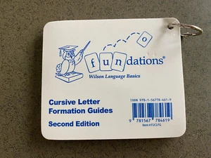 Fundations Cursive Letter Formation Guides, Wilson Language Training - Picture 1 of 5