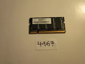 Nanya NT512D64SH8B0GN-6K 512Mb 333Mhz PC2700 DDR1 SODIMM laptop memory RAM (4967 - Picture 1 of 2