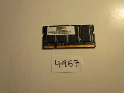 Nanya NT512D64SH8B0GN-6K 512Mb 333Mhz PC2700 DDR1 SODIMM laptop memory RAM (4967 - Image 1 of 2