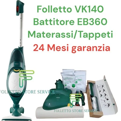 FOLLETTO VK140 COMPLETO BATTITORE EB360 TAPPETI MATERASSI LAVENIA KOBOSAN VK 140 - Immagine 1 di 4