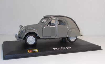 Bburago 43210 CITROËN 2CV "Grey"- Street Classic METAL 1:32 - Immagine 1 di 2