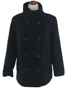 H&M+ Cabanjacke 52 Schwarz Jacke Neu Winterjacke Kurzmantel - Bild 1 von 11