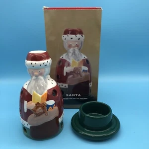 Villeroy & Boch Weihnachtsmann Kerzenständer & Votivkerzenhalter + Box Weihnachten - Bild 1 von 3