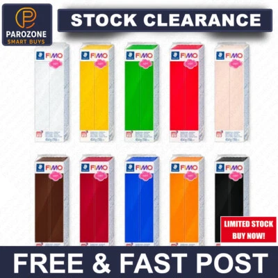 New Fimo Soft 454g Polymer Modelling Oven Bake Clay - 11 Colours To Choose - Image 1 of 4