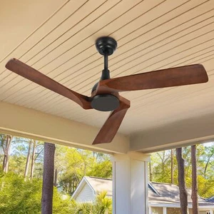 52'' Ceiling Fan with Remote Control Outdoor Indoor Modern Ceiling Fan No Lights - Picture 1 of 10