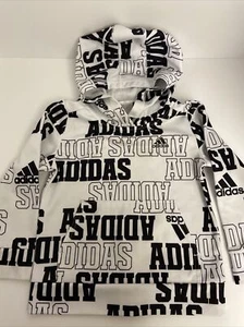 Logo Print Fleece Pullover Hoodie ADIDAS Kids Size 4.   NUC - Picture 1 of 4