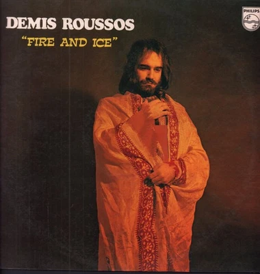 Demis Roussos Fire and Ice LP vinyl UK Philips 1971 blue label design 6332012 - Image 1 of 3