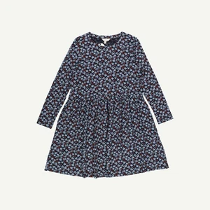 Seasalt Cornwall Womens Navy Cotton Midi Floral Dress Size 8 - Picture 1 of 12