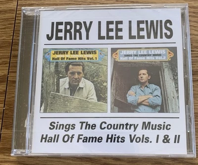 Jerry Lee Lewis - Sings The Country Music / Hall Of Fame Vols.1&2 - CD Album BGO - image 1 of 2