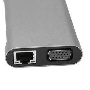 USB C Hub 11 In 1 HD Multimedia-Schnittstelle Vga PD 5Gbps Übertragung Docki NTS - Afbeelding 1 van 22
