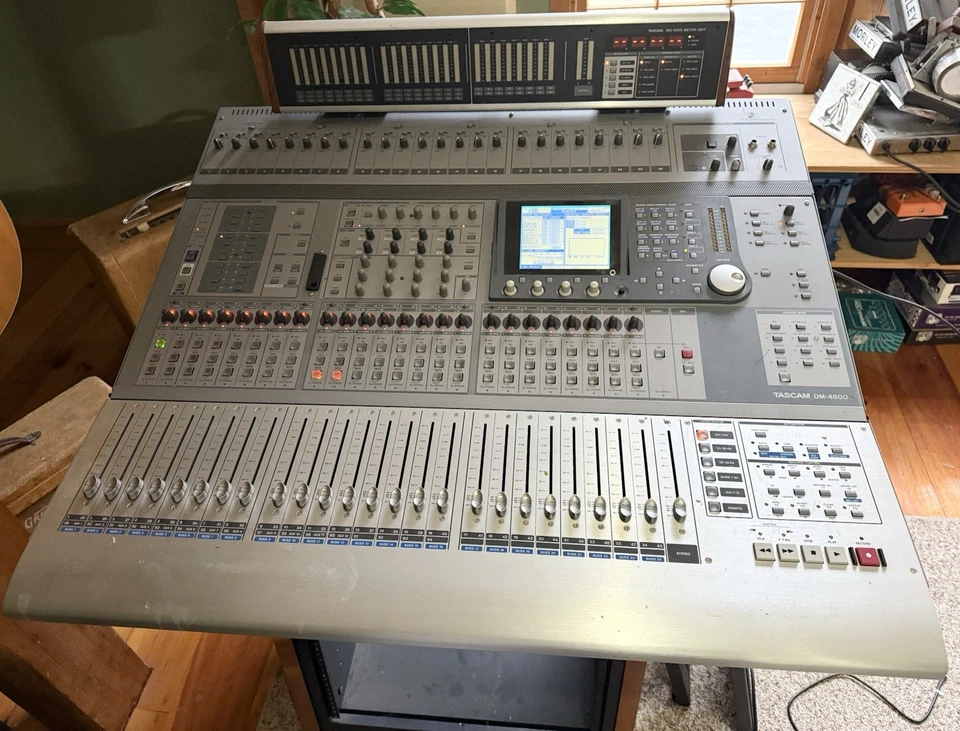 Tascam DM-4800 Digital Mixer 64 With MU-1000 Meter Unit - Great Shape Used - Image 1 of 4