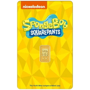 1 Gramm Goldbarren SpongeBob Schwammkopf Squarepants 2025 Gold 999.9 mit OVP - Bild 1 von 13