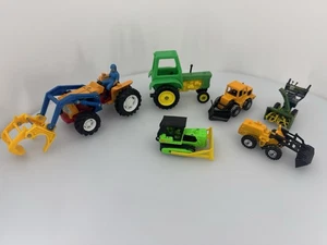 Bau- und Ackerfahrzeuge 6 Stück - Bild 1 von 21