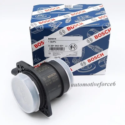 Mass Air Flow Sensor Bosch 0281002531 Fits VW Volkswagen Beetle Jetta Golf 04-06 Foto 1 de 4