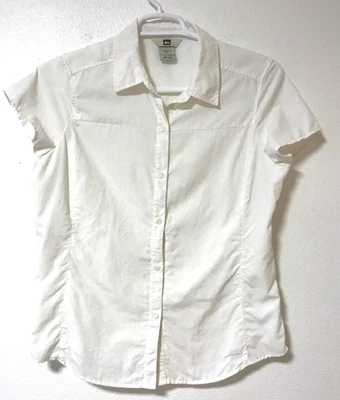 Camisa REI Talla Grande Nylon Ventilado Blusa Manga Corta Senderismo UPF 40+ Bolsillo con Cremallera Foto 1 de 4