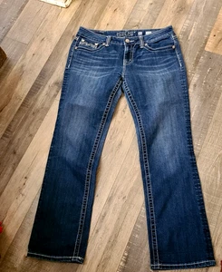 MISS ME BLUE JEANS DENIUM EASY CABRI SIZE 31 - Picture 1 of 7