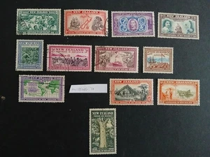NEW ZEALAND-SG613-625(SG622 7D MISSING) PART SET OF USED STAMPS - Picture 1 of 2