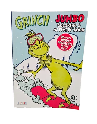 New Grinch Christmas Jumbo Coloring & Activity Book Dr. Seuss Foto 1 de 3