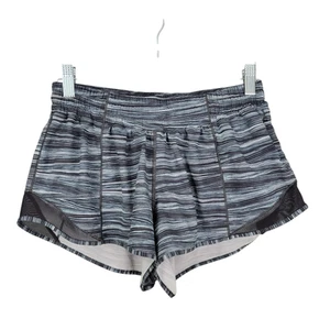LULULEMON Women Hotty Hot Running Short II Size 8 Low Tide Alpine Lined W7AIRR - Picture 1 of 7