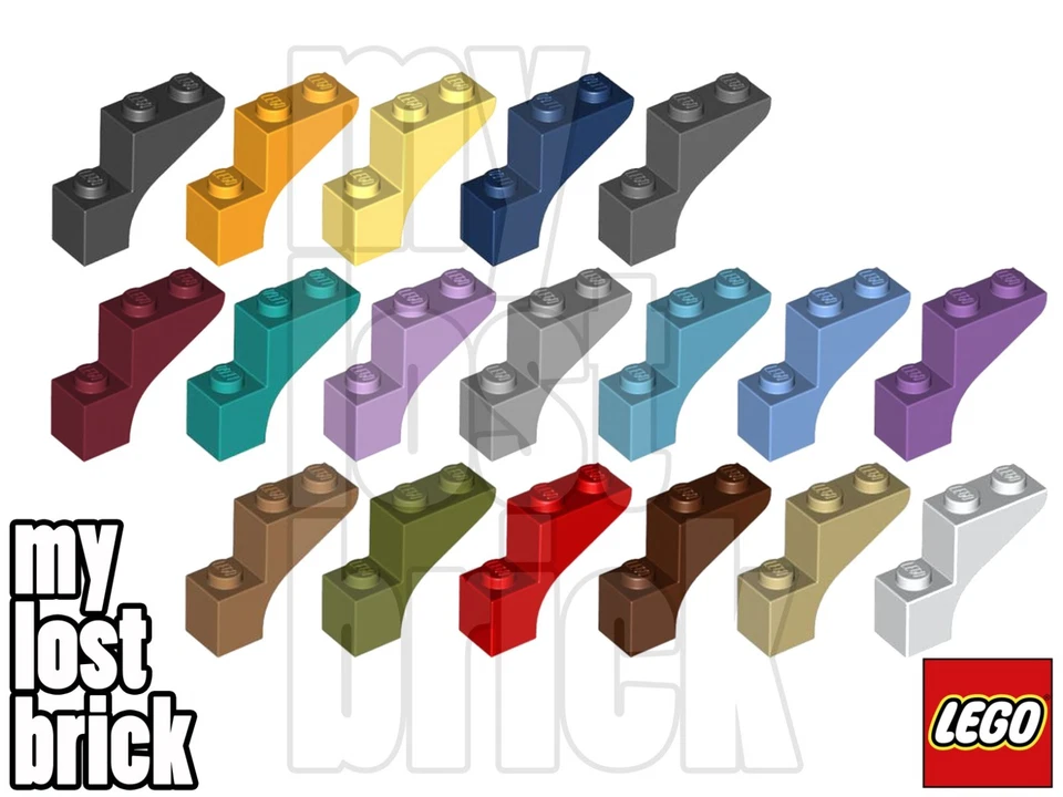 LEGO - Teil 88292 - Packung mit 5 x NEU LEGO Bogensteine 1x3x2 + FARBE WÄHLBAR