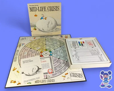 ⭐Mid-Life Crisis Brettspiel von Game Works aus den 80er Jahren 100% komplett⭐ - Bild 1 von 4