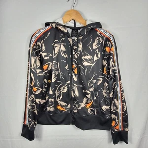 Adidas Farm Rio Butterfly Trainingsjacke schwarz orange Damen Medium Floral Zip - Bild 1 von 10
